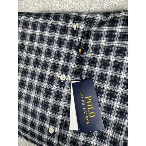 Polo Ralph Lauren Green / Yellow Plaid‎ Dress Shirt Sz 18.5 Slim Fit NWT $148 - Picture 11 of 12